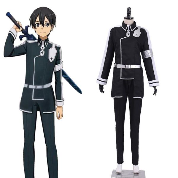 cosplaydiy sword art online alicization kirigaya kazuto cosplay costume sao kirito outfit men's uniform halloween costume, Black
cosplaydiy sword art online alicization kirigaya kazuto cosplay costume sao kirito outfit men's uniform halloween costume, Black
