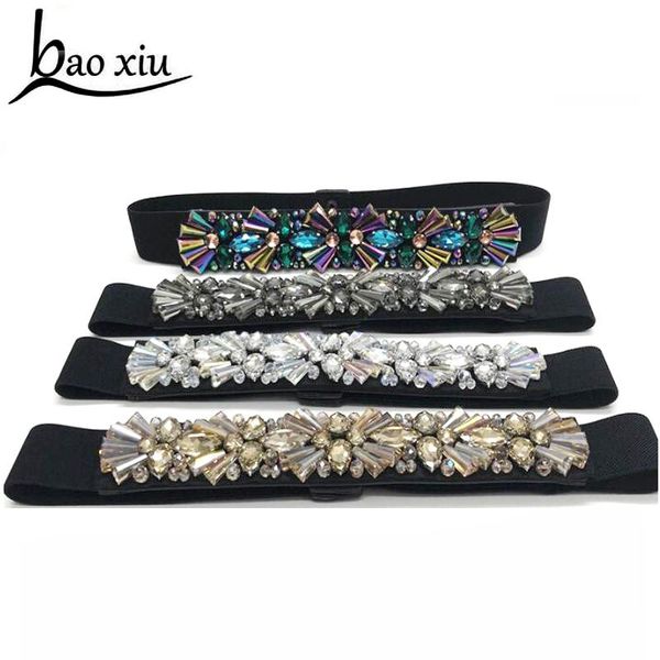 belts fashion luxury women crystal elastic belt rhinestones flower straps girls jeweled girdle dress beads accessory, Black;brown
belts fashion luxury women crystal elastic belt rhinestones flower straps girls jeweled girdle dress beads accessory, Black;brown