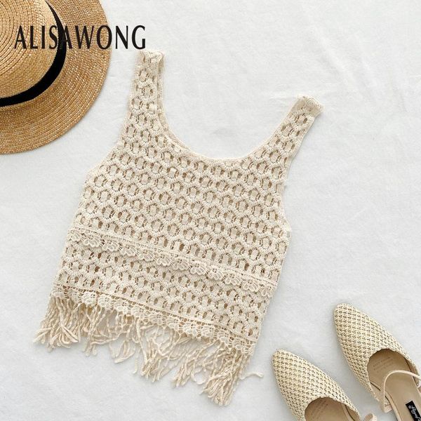 женщины summer sexy short tank top 2020 новая мода дамы урожай тяжелой промышленности крючком выдалбливающ out кисточки трикотажные топы, White
женщины summer sexy short tank top 2020 новая мода дамы урожай тяжелой промышленности крючком выдалбливающ out кисточки трикотажные топы, White