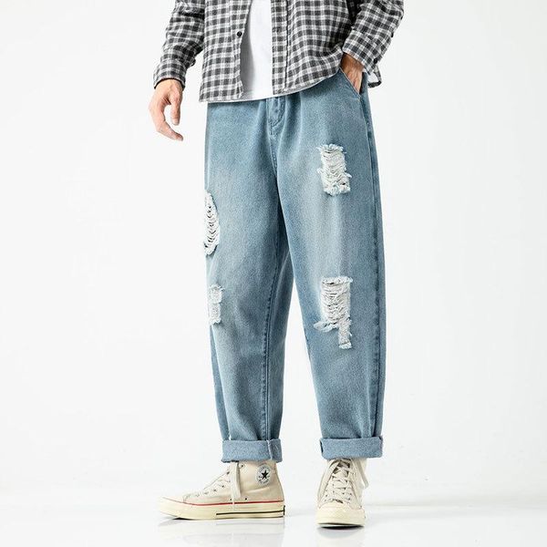 японский стиль trend урожай harajuku мужской straight jeans мужской улар марка сыпучие повседневный hong kong стиль мужчины, Blue
японский стиль trend урожай harajuku мужской straight jeans мужской улар марка сыпучие повседневный hong kong стиль мужчины, Blue