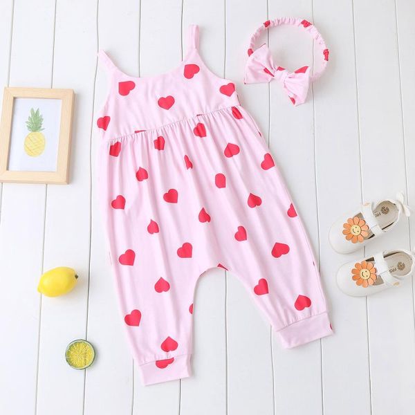 infant baby girls valentine's day love heart print sleeveless romper headband summer cotton kid jumpsuit playsuit outfits cloth, White
infant baby girls valentine's day love heart print sleeveless romper headband summer cotton kid jumpsuit playsuit outfits cloth, White