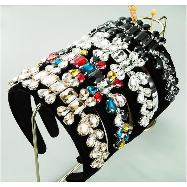 luxury baroque colorful black white shiny crystal hair accessories for women enthic simple wide bezel headband statement jewelry f wmtkcb, Silver
luxury baroque colorful black white shiny crystal hair accessories for women enthic simple wide bezel headband statement jewelry f wmtkcb, Silver
