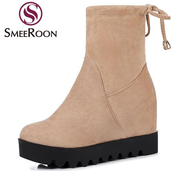 boots smeeroon platform ankle simple keep warm winter snow round toe height increasing campus shoes plus size, Black
boots smeeroon platform ankle simple keep warm winter snow round toe height increasing campus shoes plus size, Black