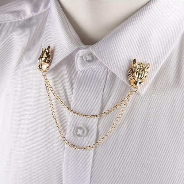 fashion chinese dragon pins brooches men women suit shirt blouse tassel lapel pins collar needle metal chain jewelry accessories1, Gray
fashion chinese dragon pins brooches men women suit shirt blouse tassel lapel pins collar needle metal chain jewelry accessories1, Gray