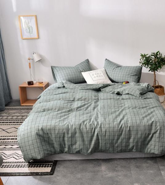 pea green plaid 100% cotton wash cotton 3pcs duvet cover sets(2*pillowcase+1*duvet cover)/soft bedding sets japanese style
pea green plaid 100% cotton wash cotton 3pcs duvet cover sets(2*pillowcase+1*duvet cover)/soft bedding sets japanese style