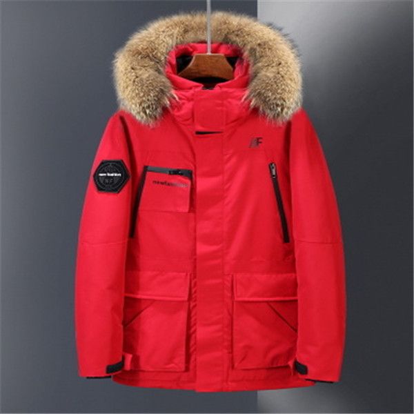 fashion hooded stand collar jacke down jacket men's big pocket tooling design thick warm cotton big fur collar down jacket size m-4xl, Black
fashion hooded stand collar jacke down jacket men's big pocket tooling design thick warm cotton big fur collar down jacket size m-4xl, Black