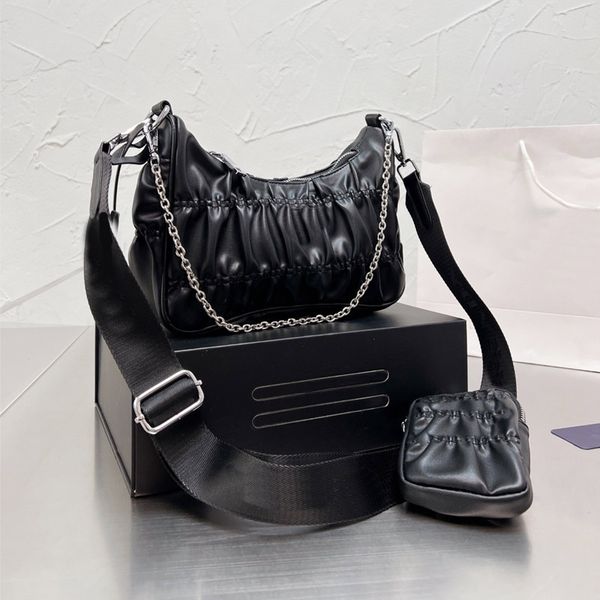 crossbody bag women handbags with a small purse nylon waterproof fold two piece set shoulder bags removable wide shoulder belt chain
crossbody bag women handbags with a small purse nylon waterproof fold two piece set shoulder bags removable wide shoulder belt chain