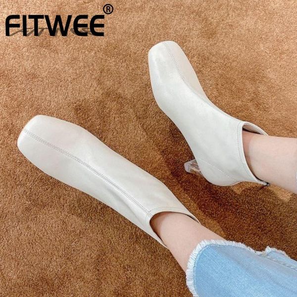 boots fitwee real leather women ankle thick heel zipper shoes square toe winter warm fashion lady footwear size 33-39, Black
boots fitwee real leather women ankle thick heel zipper shoes square toe winter warm fashion lady footwear size 33-39, Black