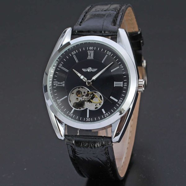 watch men's winner hollow out leisure watch automatic mechanical watch, Slivery;brown
watch men's winner hollow out leisure watch automatic mechanical watch, Slivery;brown