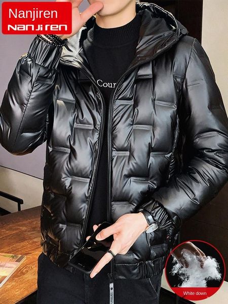 men's down & parkas jacket winter korean version of the trend short hooded two-sided clothes students thick coat, Black
men's down & parkas jacket winter korean version of the trend short hooded two-sided clothes students thick coat, Black