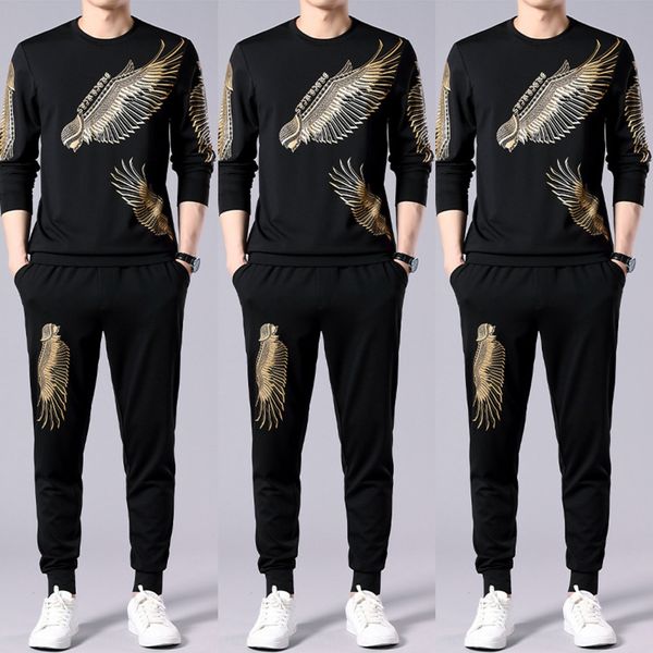 2020 new spring and autumn sportswear sportswearsweater sportswearmen's printed crew neck sweater men's two piece casual fashion b, Black
2020 new spring and autumn sportswear sportswearsweater sportswearmen's printed crew neck sweater men's two piece casual fashion b, Black
