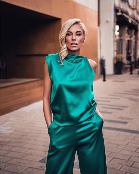 women's two piece pants green summer luxury sleeveless tank pieces sets fashion women night party1, White
women's two piece pants green summer luxury sleeveless tank pieces sets fashion women night party1, White