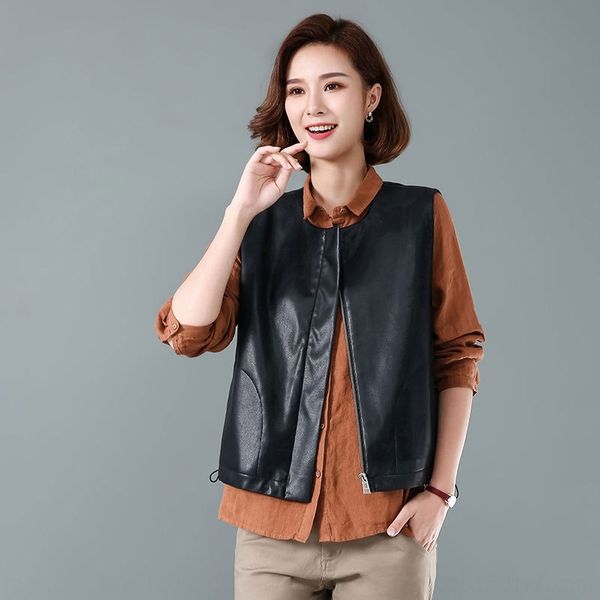 rbuwq short waistcoat women's versatile pu loose sleeveless jacket 2020 autumn vest jacket wallet fashion leather waistcoat jacketnew s, White;black
rbuwq short waistcoat women's versatile pu loose sleeveless jacket 2020 autumn vest jacket wallet fashion leather waistcoat jacketnew s, White;black
