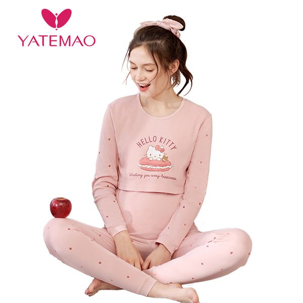 yatemao winter maternity pyjama sets thickened sleepwear women pregancy clothes maternity lounge long sleeve cotton lj201120, White
yatemao winter maternity pyjama sets thickened sleepwear women pregancy clothes maternity lounge long sleeve cotton lj201120, White