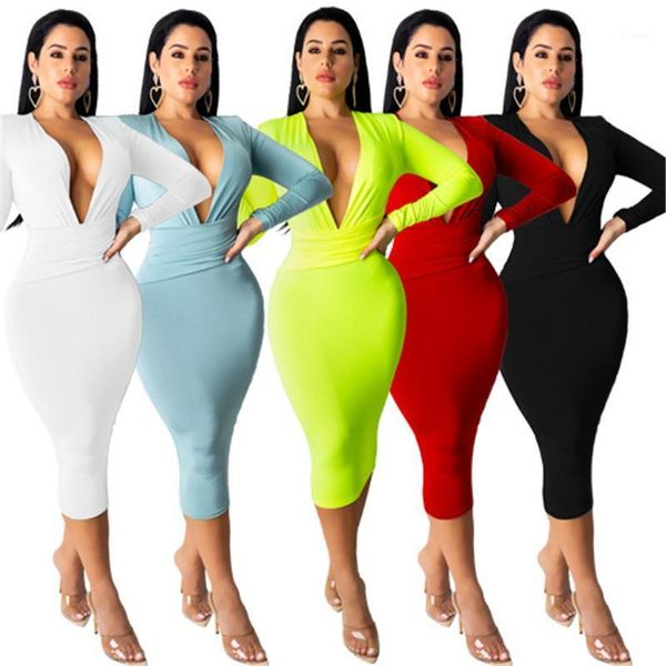 women long sleeve dress deep v-neck dress fashion solid color party dresses ladies long dresses evening party clothes1, Black;gray
women long sleeve dress deep v-neck dress fashion solid color party dresses ladies long dresses evening party clothes1, Black;gray
