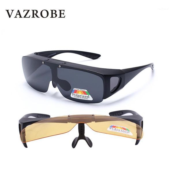vazrobe clip on polarized sunglasses men women driving glasses for diopter driver's goggles day night vision flip up lens1, White;black
vazrobe clip on polarized sunglasses men women driving glasses for diopter driver's goggles day night vision flip up lens1, White;black