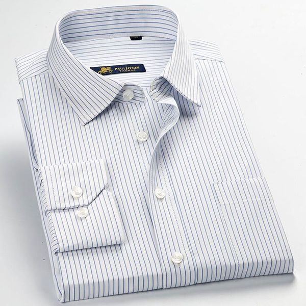 men's classic striped dress shirts single patch pocket long sleeve regular-fit formal business work casual blouse shirt1, White;black
men's classic striped dress shirts single patch pocket long sleeve regular-fit formal business work casual blouse shirt1, White;black