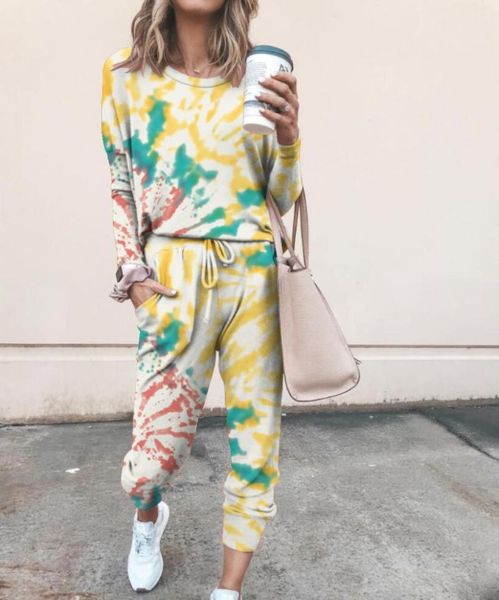 women's tracksuits tie dye print women clothing set two piece long sleeve blouses trousers ladies outfit fashion casual female clothes, Gray
women's tracksuits tie dye print women clothing set two piece long sleeve blouses trousers ladies outfit fashion casual female clothes, Gray