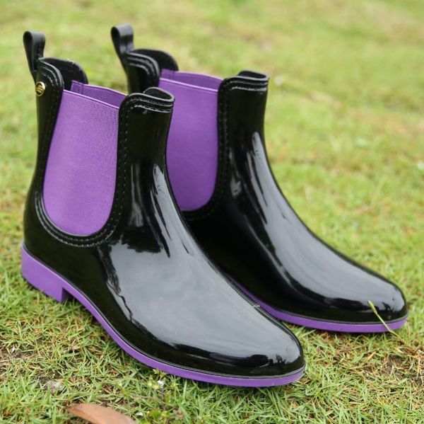 boots women's warm rain u-shaped low-tube fashion water shoes trend korean version of the elastic bright, Black
boots women's warm rain u-shaped low-tube fashion water shoes trend korean version of the elastic bright, Black