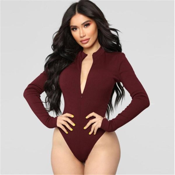 womens fashion zipper bandage bodysuit elegant long sleeve body feminino stretch bodycon leotard evening party club streetwear, Black;white
womens fashion zipper bandage bodysuit elegant long sleeve body feminino stretch bodycon leotard evening party club streetwear, Black;white