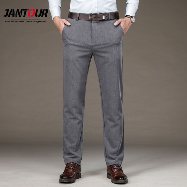 men's autumn winter fashion business casual long pants suit pants male elastic loose straight formal trousers big size 29-35 40 c1018, Black
men's autumn winter fashion business casual long pants suit pants male elastic loose straight formal trousers big size 29-35 40 c1018, Black