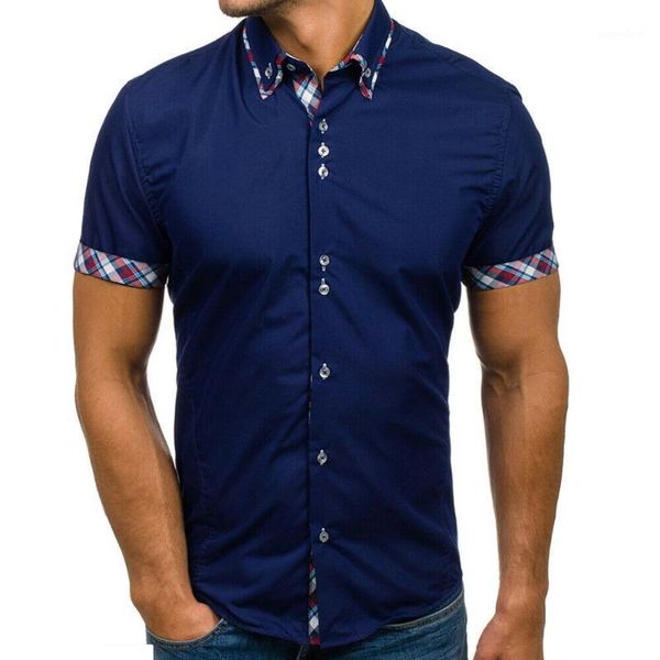 2020 summer new style large size men's shirt male business casual cotton plaid print short sleeve shirts 3xl1, White;black
2020 summer new style large size men's shirt male business casual cotton plaid print short sleeve shirts 3xl1, White;black