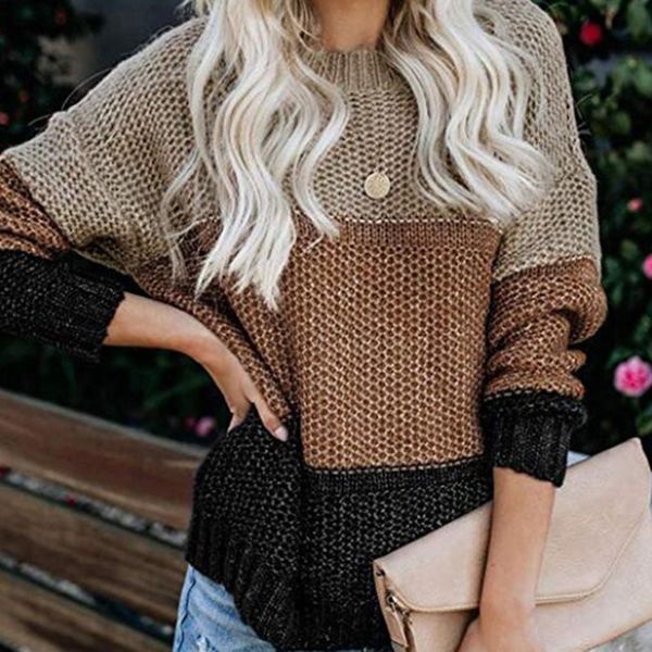 casual knitted color block sweater women jumper autumn loose colorful striped sweaters pullovers winter fluffy sweater, White;black
casual knitted color block sweater women jumper autumn loose colorful striped sweaters pullovers winter fluffy sweater, White;black