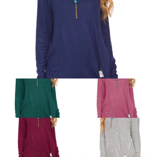 2019 pulloverscarf pullover fall/winter women's new irregular hem solid color long sleeve scarf collar pullover sweater p4eey, Black
2019 pulloverscarf pullover fall/winter women's new irregular hem solid color long sleeve scarf collar pullover sweater p4eey, Black