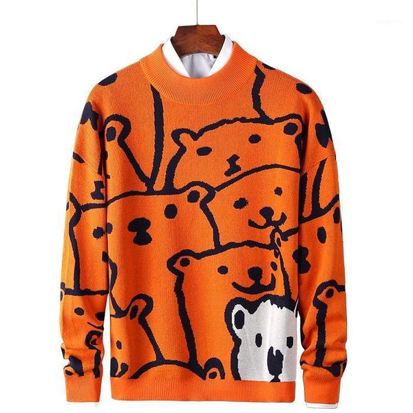cartoon o-neck cotton sweaters men long sleeve autumn winter knitted slim sweaters fashion men's pullovers casual cute wool coat1, White;black
cartoon o-neck cotton sweaters men long sleeve autumn winter knitted slim sweaters fashion men's pullovers casual cute wool coat1, White;black