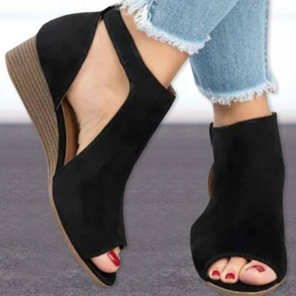 sandals women 2021 women's fashion shoes plus size fish mouth sandals1, Black
sandals women 2021 women's fashion shoes plus size fish mouth sandals1, Black