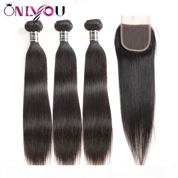 peruvian straight human hair extensions 3 bundles with 4x4 part lace closure remy hair brazilian virgin hair wefts with closure, Black;brown 
peruvian straight human hair extensions 3 bundles with 4x4 part lace closure remy hair brazilian virgin hair wefts with closure, Black;brown