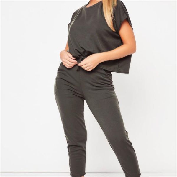 womens 2pcs short sleeve o neck solid color pants summer loose casual sets lounge wear womens clothing set suit casual, Gray
womens 2pcs short sleeve o neck solid color pants summer loose casual sets lounge wear womens clothing set suit casual, Gray