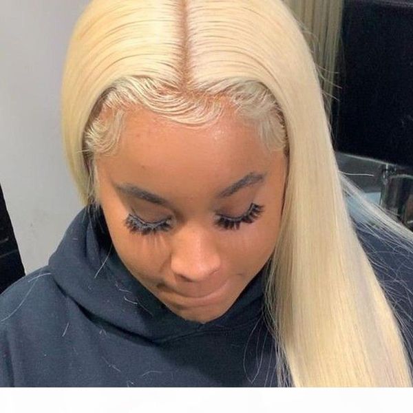 hair wigs straight blonde human hair wig human front straight with baby hair wigs, Black