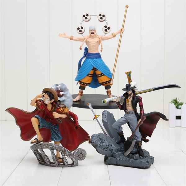 15cm anime one piece dracule mihawk luffy enel pvc action figure collection toy y200421
15cm anime one piece dracule mihawk luffy enel pvc action figure collection toy y200421