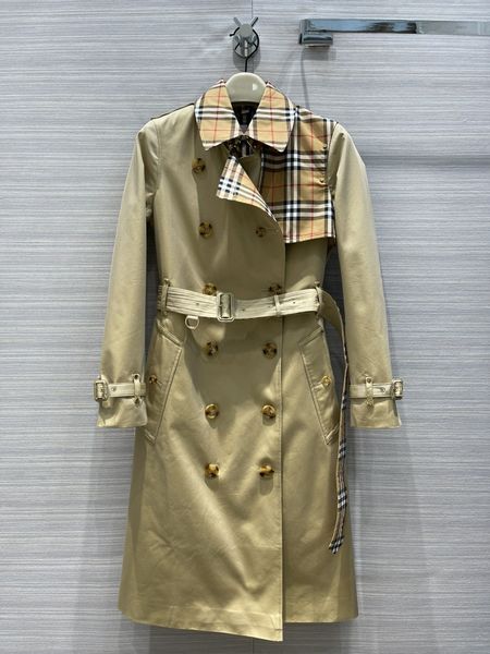 2021 milan runway coats lapel neck long sleeve panelled brand same style trench coats women designer coats 0106-23, Tan;black
2021 milan runway coats lapel neck long sleeve panelled brand same style trench coats women designer coats 0106-23, Tan;black