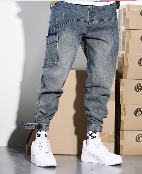 fashion jeans men's spring and autumn loose casual harem pants trendy men's hip hop personality jeans1, Blue
fashion jeans men's spring and autumn loose casual harem pants trendy men's hip hop personality jeans1, Blue