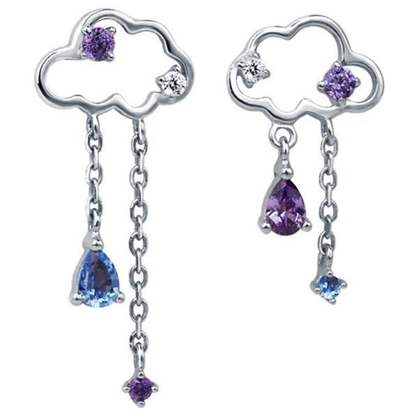 New Rain Clouds Asymmetric Tassel Water Drops Zircon Crystal Earrings For Women Trend Creative Silvery Color Jewelry Oorbellen, Golden;silver
New Rain Clouds Asymmetric Tassel Water Drops Zircon Crystal Earrings For Women Trend Creative Silvery Color Jewelry Oorbellen, Golden;silver
