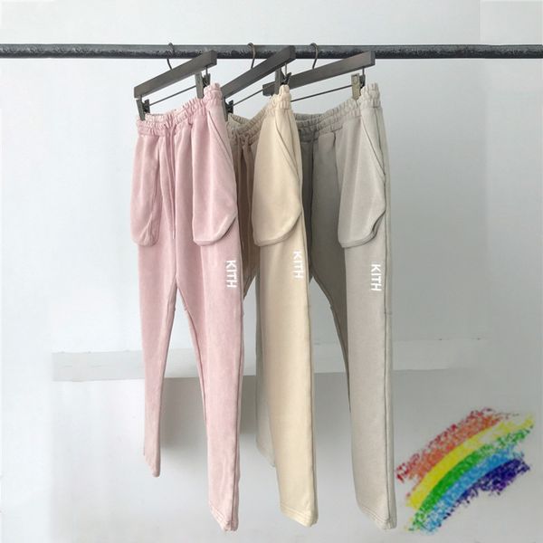 embroidery kith vintage washed sweatpants men women 1:1 high-quality streetwear elastic waist joggers pants trousers, Blue;black
embroidery kith vintage washed sweatpants men women 1:1 high-quality streetwear elastic waist joggers pants trousers, Blue;black