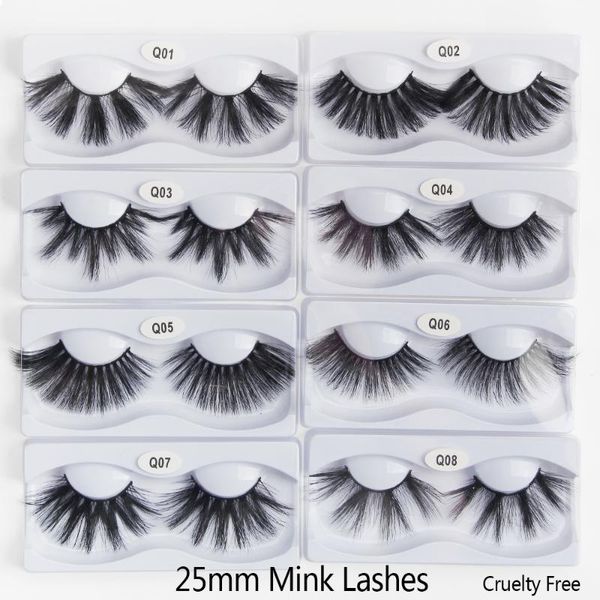 false eyelashes 5 pairs 25mm soft fluffy 3d mink dramatic long wispies lash extension natural volume beauty handmade eye makeup
false eyelashes 5 pairs 25mm soft fluffy 3d mink dramatic long wispies lash extension natural volume beauty handmade eye makeup