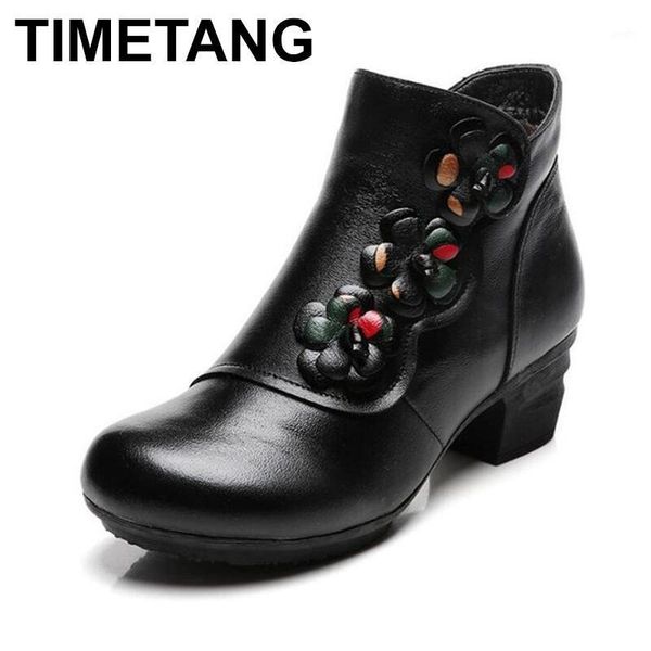 boots timetang spring and winter retro flowers genuine leather shoes women comfortable warm ankle non-slip fashion1, Black
boots timetang spring and winter retro flowers genuine leather shoes women comfortable warm ankle non-slip fashion1, Black