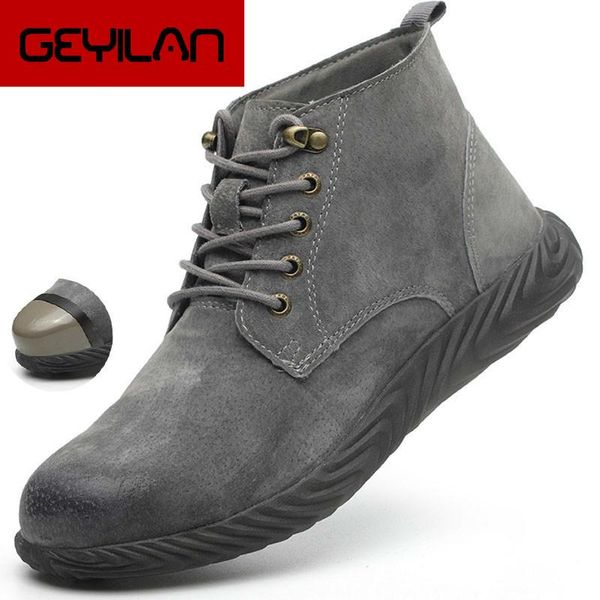 mens work boots 2020 fashion outdoor steel toe cow leather steel toe shoes men anti slip puncture proof safety shoes boot man, Black
mens work boots 2020 fashion outdoor steel toe cow leather steel toe shoes men anti slip puncture proof safety shoes boot man, Black