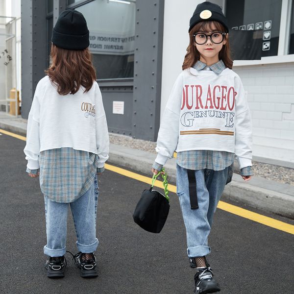 children clothing 2020 autumn winter teens girls clothes shirts+jeans 3pcs outfit kids sports suit for girls clothing setsx1019, White
children clothing 2020 autumn winter teens girls clothes shirts+jeans 3pcs outfit kids sports suit for girls clothing setsx1019, White