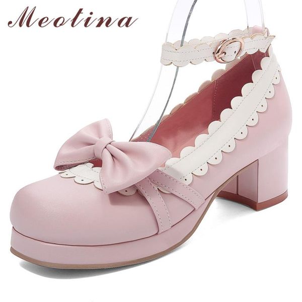 meotina high heels women pumps buckle thick high heels ankle strap shoes mixed colors bow round toe party shoes female size 3-12, Black
meotina high heels women pumps buckle thick high heels ankle strap shoes mixed colors bow round toe party shoes female size 3-12, Black