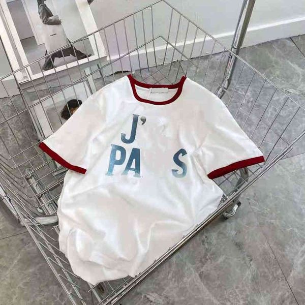 2022 factory wholesale new high version spring and summer gradual change love letter printing simple youth show thin fashion women's sh, White
2022 factory wholesale new high version spring and summer gradual change love letter printing simple youth show thin fashion women's sh, White