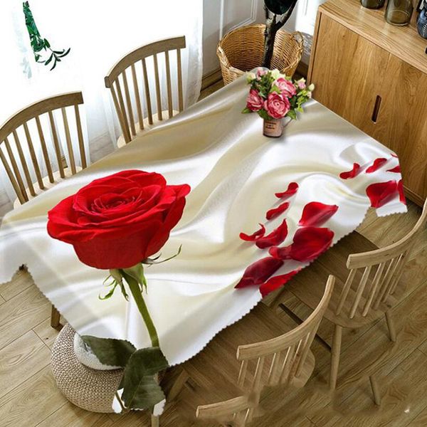 table cloth 3d tablecloth white magnolia flower pattern dustproof dining red rose wedding holiday polyester cover 
table cloth 3d tablecloth white magnolia flower pattern dustproof dining red rose wedding holiday polyester cover