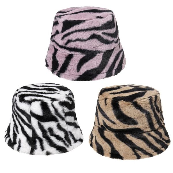 women vintage zebra striped fuzzy plush dome bucket hat winter thicken warm sunscreen flat packable travel fisherman cap, Blue;gray
women vintage zebra striped fuzzy plush dome bucket hat winter thicken warm sunscreen flat packable travel fisherman cap, Blue;gray