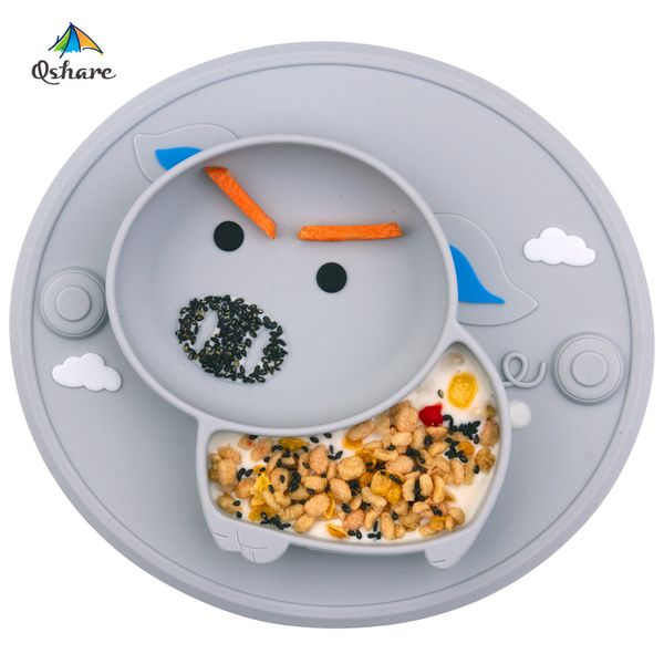 qshare baby feeding learning bowl cute pig silicone suction plate placemat kids feeding dinnerware baby food dishes pratos lj201221
qshare baby feeding learning bowl cute pig silicone suction plate placemat kids feeding dinnerware baby food dishes pratos lj201221