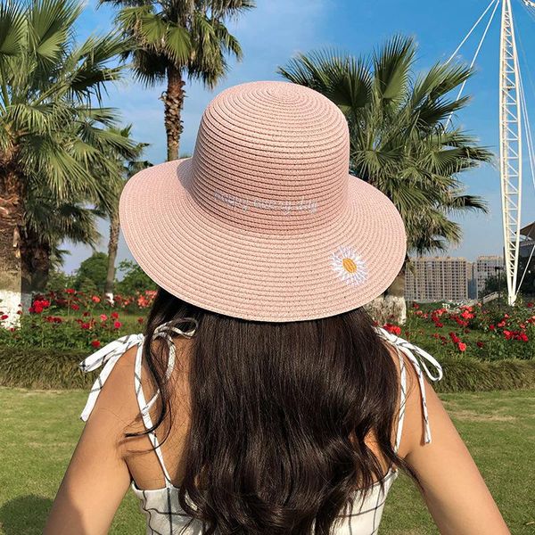 summer fashion versatile korean fashion daisy embroidered straw hat woman summer foldable fisherman's hat sun, Blue;gray
summer fashion versatile korean fashion daisy embroidered straw hat woman summer foldable fisherman's hat sun, Blue;gray