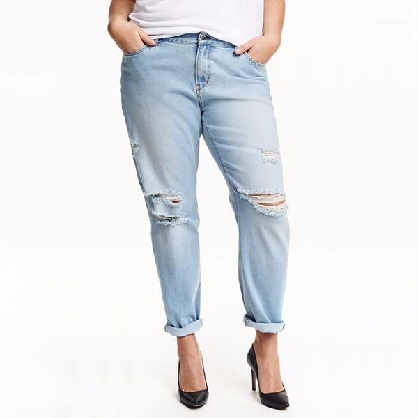 high waist women jeans large sizes 6xl 5xl 2020 autumn fashion hole pockets ripped jeans woman streetwear long pants new arrival1, Blue
high waist women jeans large sizes 6xl 5xl 2020 autumn fashion hole pockets ripped jeans woman streetwear long pants new arrival1, Blue