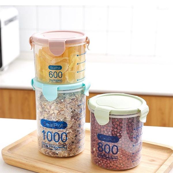 600/800/1000ml kitchen storage box sealing preservation plastic fresh pot container with lid plastic grain storage1
600/800/1000ml kitchen storage box sealing preservation plastic fresh pot container with lid plastic grain storage1